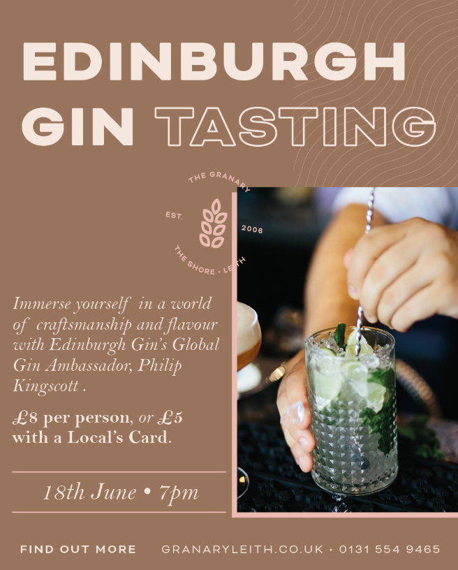 Gin Tasting Evening with Edinburgh Gin
